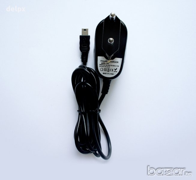 Мрежово зарядно с букса MINI USB 5V 2A, снимка 1