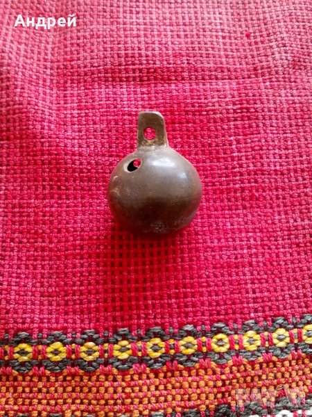 Старинно звънче,хлопка, снимка 1