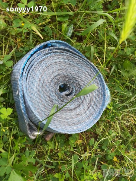 ЯК колан от тир-за теглене или укрепване-9 метра с метална кука, снимка 1