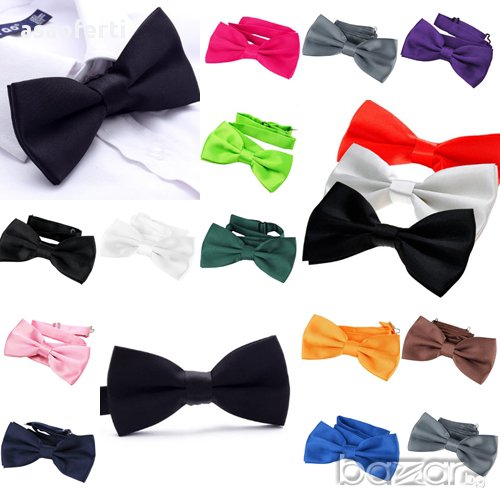 Мъжки и детски папионки различни цветове, снимка 1