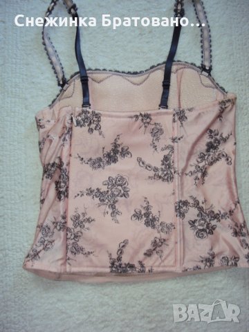 Луксозен корсет от сатен на Palmers, снимка 5 - Корсети, бюстиета, топове - 21649440