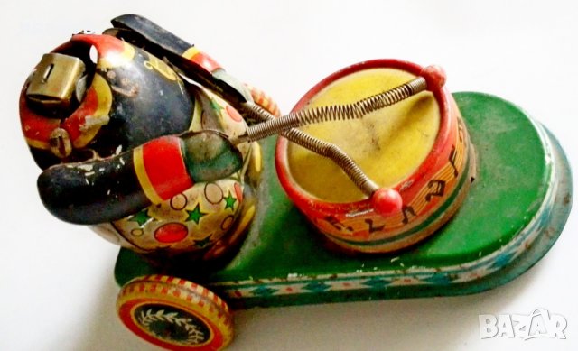 Тенекиена играчка от 1960 г, снимка 4 - Колекции - 24385530