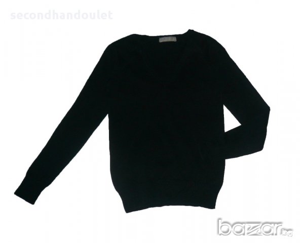 ZARA дамски черен пуловер размер М, снимка 1 - Блузи с дълъг ръкав и пуловери - 17225910