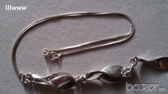 Сребърно колие, снимка 4 - Колиета, медальони, синджири - 12832149