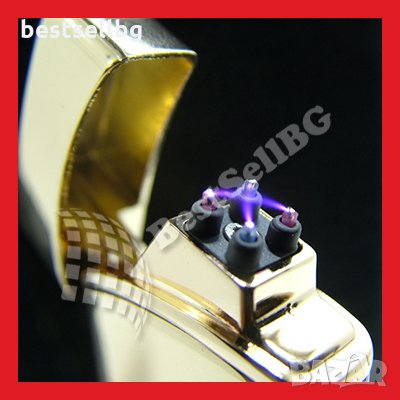 Ветроустойчива електронна запалка на ток плазмена волтова дъга зареждаща се USB zippo подарък пури, снимка 8 - Запалки - 24359865