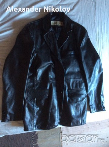  Мъжко кожено яке (дълго) 