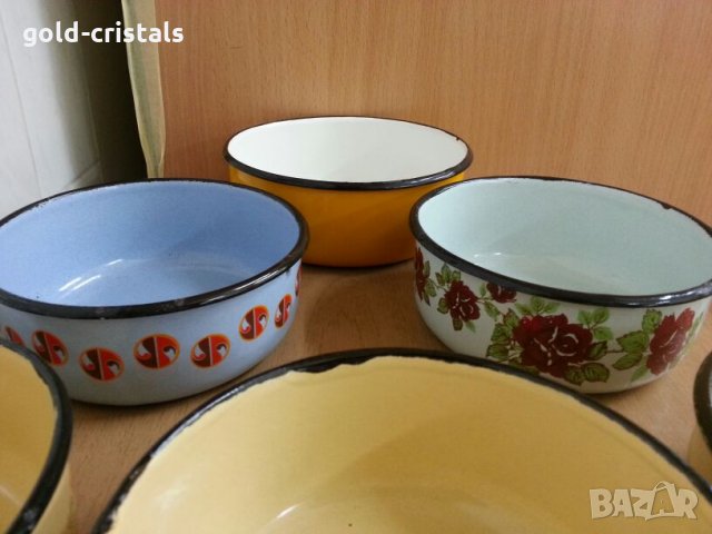 стари емайлирани купи, снимка 3 - Антикварни и старинни предмети - 25785876