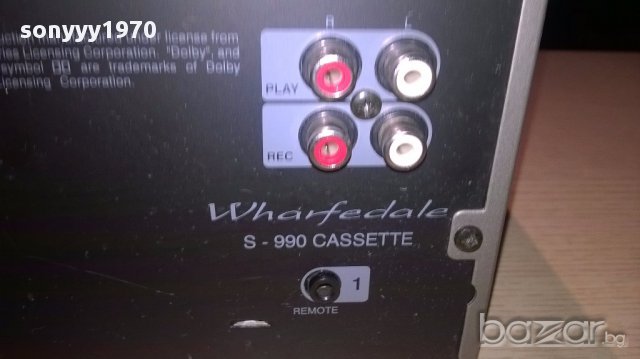 wharfedale s-990 cassette-uk-внос англия, снимка 11 - Аудиосистеми - 12679627