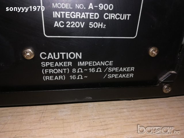 soundwave a-900-stereo amplifier-внос швеицария, снимка 15 - Ресийвъри, усилватели, смесителни пултове - 20257193