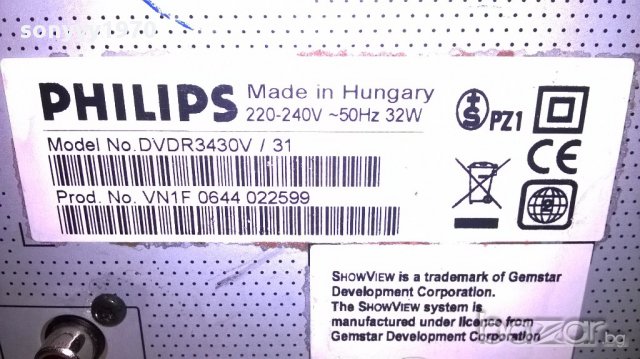 Philips dvdr3430v/31 dvd/video recorder-хи фи-внос швеицария, снимка 11 - Ресийвъри, усилватели, смесителни пултове - 16592083