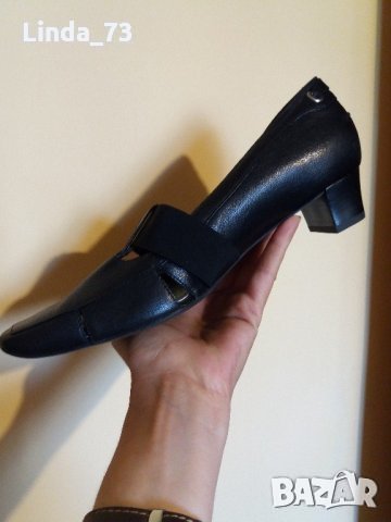 Дам.обувки-"HÖGL"-/ест.кожа/-№39-40,цвят-черни. Закупени от Австрия., снимка 9 - Дамски обувки на ток - 22386669