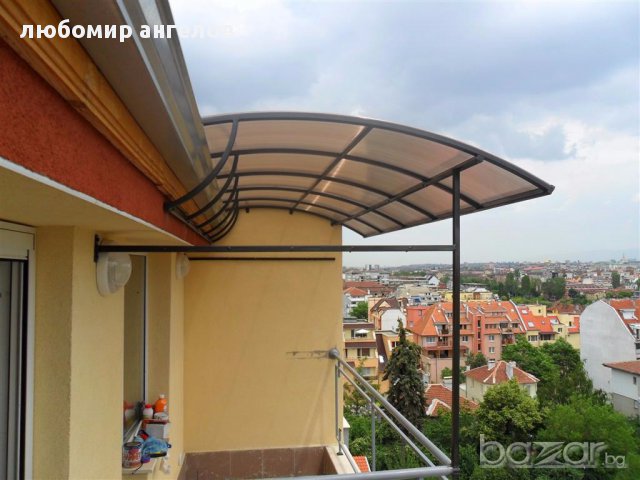 Навеси и козирки от поликарбонат, снимка 6 - Ремонти на покриви - 13136911