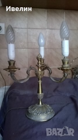 две барокови нощни лампи, снимка 2 - Настолни лампи - 25195810
