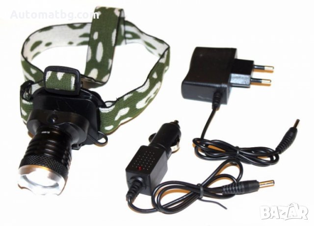Челник/фенер за глава с LED диод и акумулатор – 6809, снимка 2 - Аксесоари и консумативи - 23824531