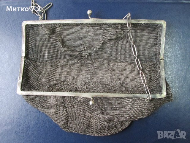 Стара дамска сребърна чанта , снимка 6 - Антикварни и старинни предмети - 23483624