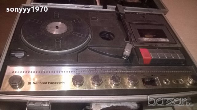 national panasonic-ретро колекция-куфар 3в1, снимка 6 - Ресийвъри, усилватели, смесителни пултове - 19375564