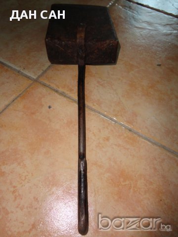 Стара кована лопатка за изриване на камина огнище печка, снимка 4 - Други стоки за дома - 11204080