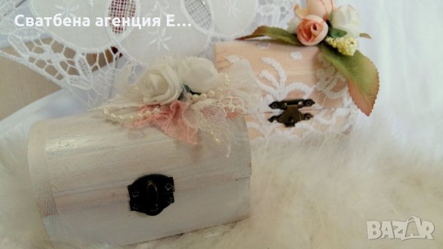 поставки за брачни халки/кутийки за пръстени, снимка 3 - Сватбени аксесоари - 13327483