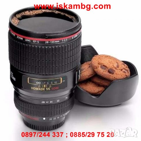 Термо чаша - обектив за фотоапарат - код 1693, снимка 5 - Чаши - 26176791