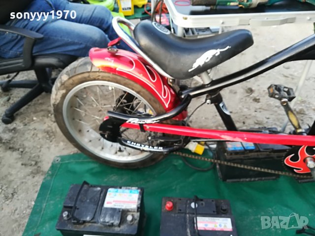 chrysler red low rider-чопър баик-внос англия, снимка 3 - Велосипеди - 25586207