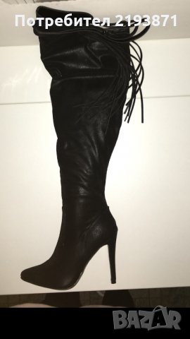 Чизми ботуши над коляното JustFab номер 37, снимка 8 - Дамски ботуши - 24324771