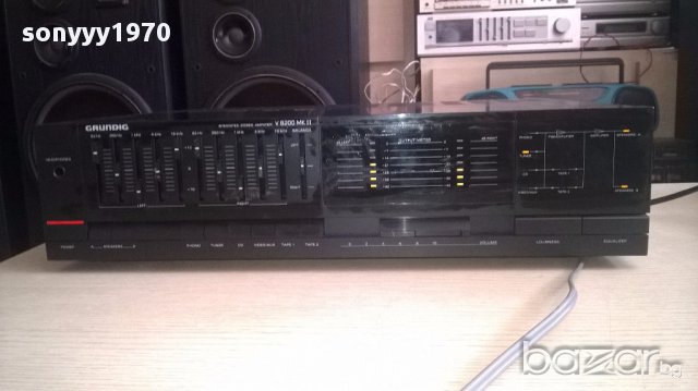 Grundig v8200 mkII amplifier-made in germany-внос швеицария, снимка 9 - Ресийвъри, усилватели, смесителни пултове - 14330222