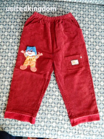 Нови червени джинси, снимка 2 - Детски панталони и дънки - 23785995