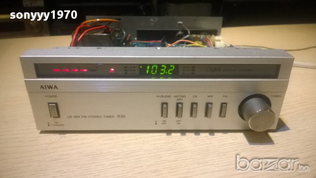 aiwa st-r30e-stereo tuner-made in japan-внос швеицария, снимка 8 - Ресийвъри, усилватели, смесителни пултове - 10161927