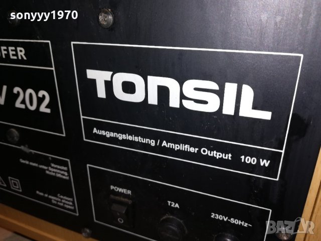 tonsil aktiv 202 subwoofer-amplifier-100w-внос швеицария, снимка 7 - Тонколони - 21697378