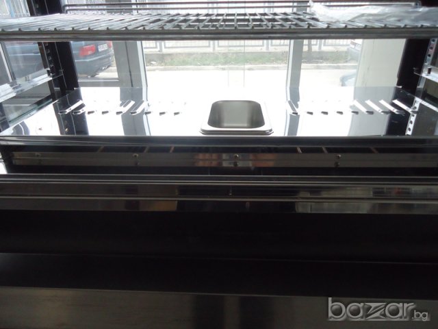 Топла витрина нова настолна за закуски на три нива, температура на  съхранение плюс 30 С плюс до 85 С в Обзавеждане за заведение в гр. Хасково  - ID7579971 — Bazar.bg