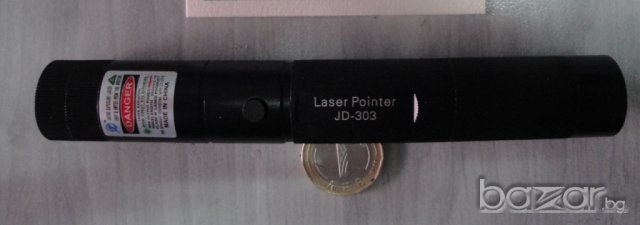 НОВ NEW Мощен зелен лазер 500mW laser pointer  с проекция, снимка 6 - Друга електроника - 6735053