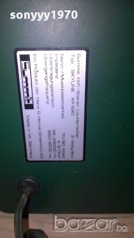 Summit skyline xp690/hi-fi/2х90watt-made in west germany-от швеицария, снимка 8 - Тонколони - 15067501