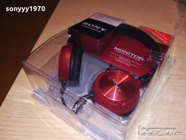 sony red headphones-нови в опаковка, снимка 4 - Слушалки и портативни колонки - 21081860