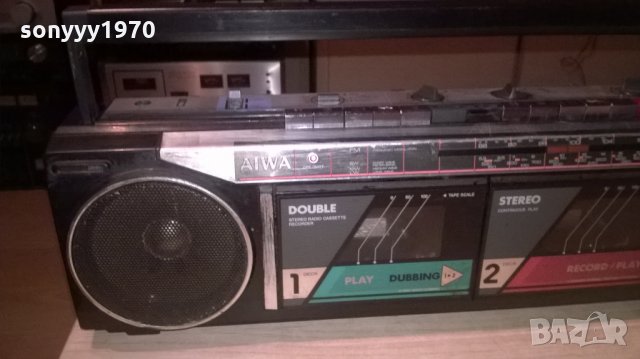 aiwa cs-w220-ретро колекция-внос швеицария, снимка 5 - Радиокасетофони, транзистори - 24418542