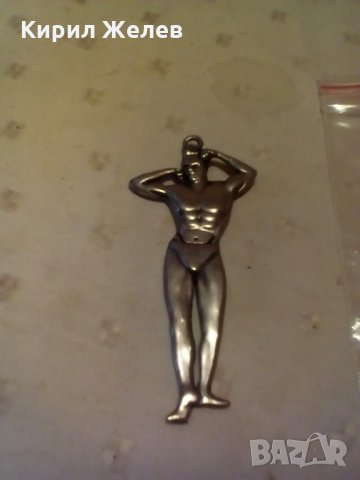 Културист метална фигурка 2824, снимка 2 - Други ценни предмети - 24269924