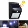 30 LED водоустойчива слънчева стенна светлина PIR сензор за движение външно наводнение светлина, снимка 1