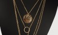  Огърлица висулка верига уникални модни бижута медальон синджирче верижка ланец бижу ланче за жени , снимка 3