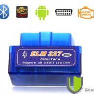 Универсално устройство за диагностика на коли Mini ELM327 OBD2 II, тестер, почистване на грешки, ком, снимка 1 - Аксесоари и консумативи - 10492666