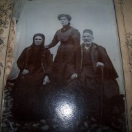 Стара фотография на българско семейство, снимка 4 - Антикварни и старинни предмети - 13519519
