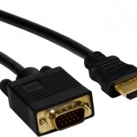 Информационен кабел Кабел HDMI-VGA, снимка 1 - Кабели и адаптери - 11642089