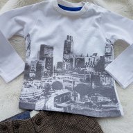 Лот панталон H&M и нова блузка 3-6 месеца, снимка 3 - Комплекти за бебе - 17277505