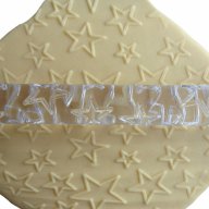 звездчки Прозрачна релефна текстурна точилка за фондан украса торта сладки, снимка 1 - Кухненски принадлежности - 13046350
