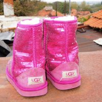 Ugg Australia Classic Short Sparkles Lipgloss -- номер 33, снимка 4 - Дамски боти - 20507500