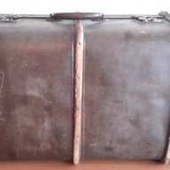 Старинен куфар със обков метал и дърво има забележки , снимка 5 - Други стоки за дома - 16556448