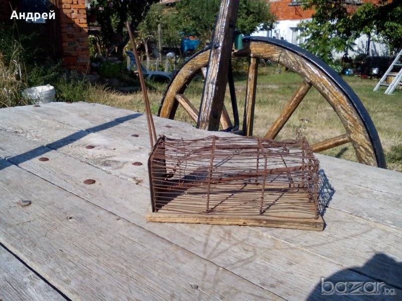 Старинен капан за мишки, снимка 1