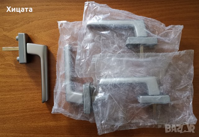 Нови Фабрично запечатани Дръжки за прозорец матиран инокс,20 броя -25лв за брой!, снимка 2 - Дограми - 26101722