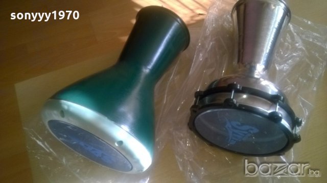 ГОЛЯМИТЕ тарамбуки-нови от сирия-зелена или иноксова-40х25см, снимка 6 - Ударни инструменти - 19687436