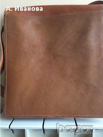 Винтидж чанта естествена кожа, снимка 2 - Чанти - 12483514