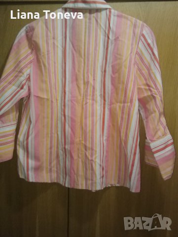 оранжева блуза , снимка 3 - Блузи с дълъг ръкав и пуловери - 25125655