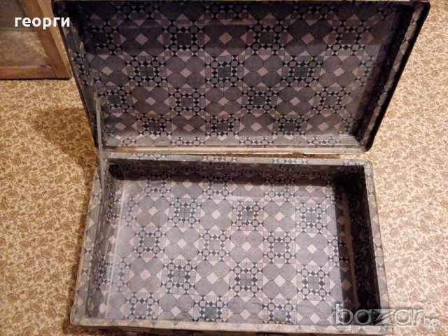 старинен куфар, снимка 4 - Градински мебели, декорация  - 19921842